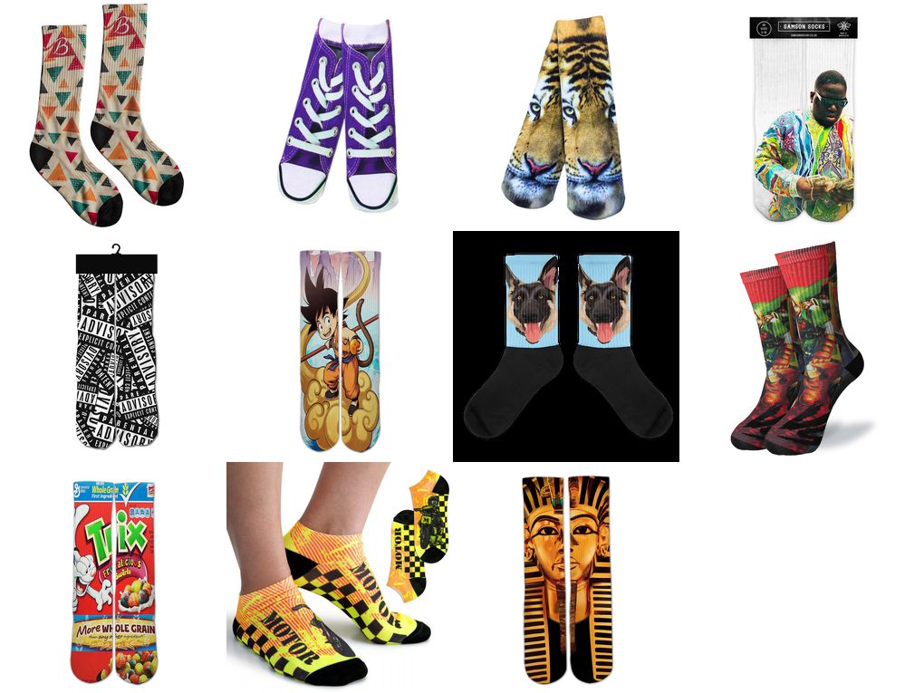 custom print socks